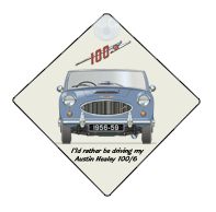 Austin Healey 100/6 1956-59 Car Window Hanging Sign